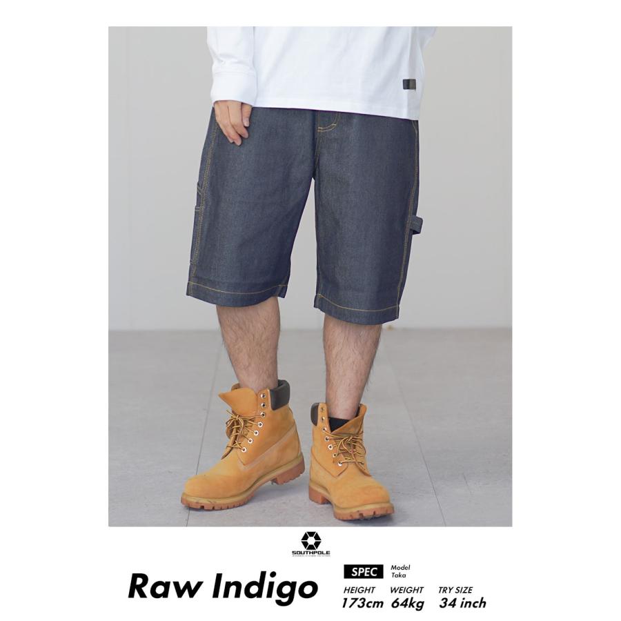 サウスポール SOUTHPOLE ペインターパンツ メンズ デニム ショーツ ジーンズ ワイドパンツ ルーズフィット ゆったり 大きいサイズ B系 ストリート 31802400 | SOUTH POLE | 11