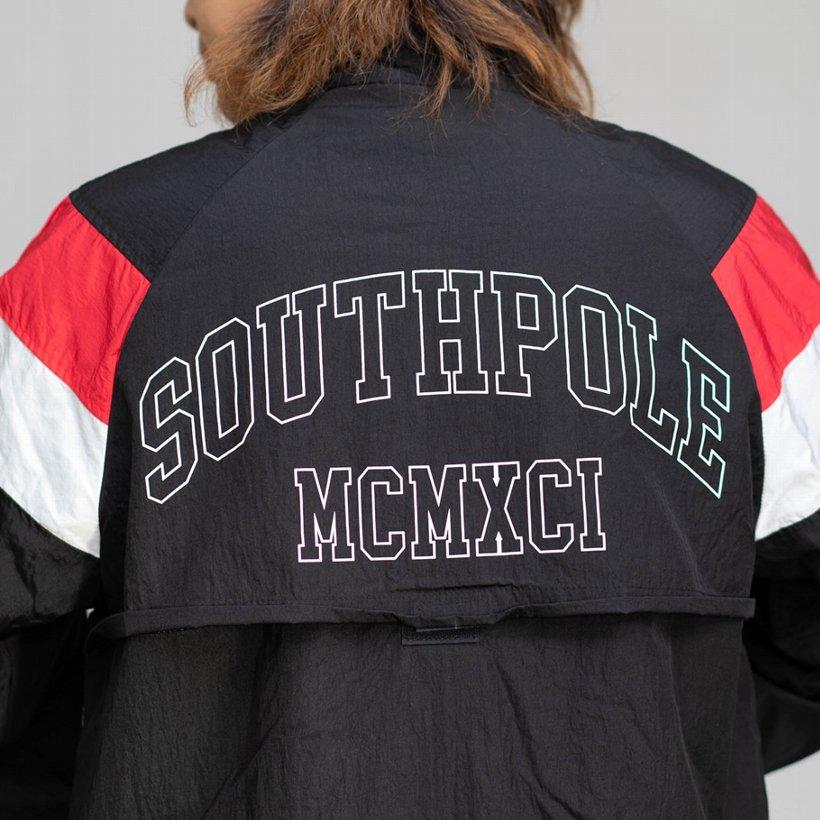SouthPole 90's サウスポール ビンテージ スタジャン 肉厚 XL SOUTH POLE サウスポール SOUTHPOLE トラックジャケット メンズ