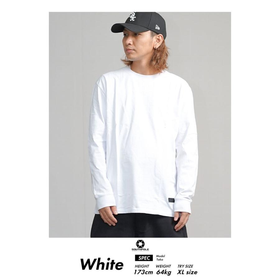 サウスポール SOUTHPOLE tシャツ メンズ 長袖 Tシャツ ロンT メンズ 無地 ベーシック ストリート ファッション 大きいサイズ L XL 2XL LL 3L 11131002 | SOUTH POLE | 03