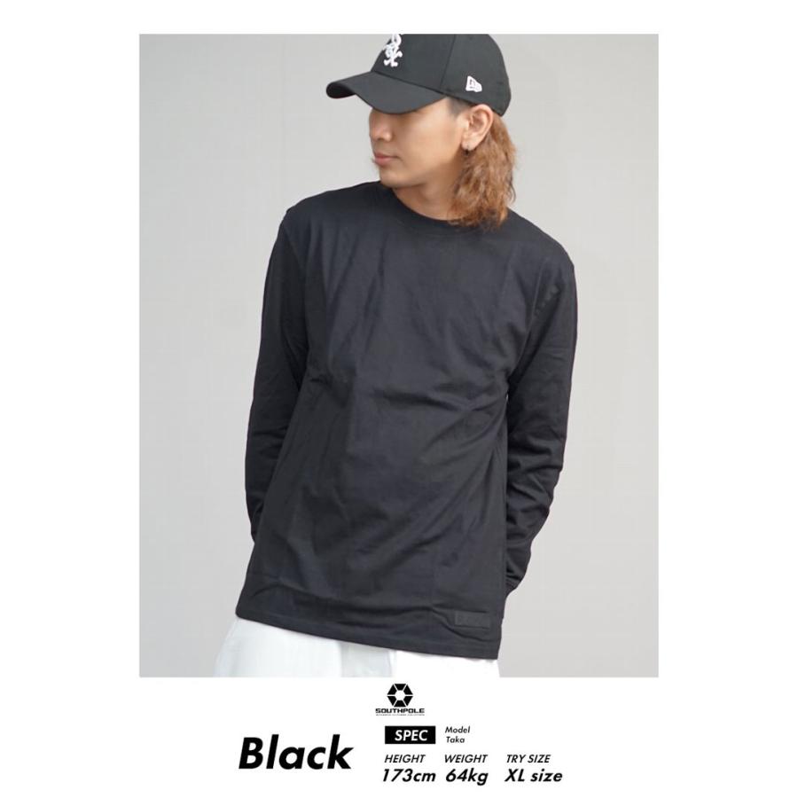 サウスポール SOUTHPOLE tシャツ メンズ 長袖 Tシャツ ロンT メンズ 無地 ベーシック ストリート ファッション 大きいサイズ L XL 2XL LL 3L 11131002 | SOUTH POLE | 07