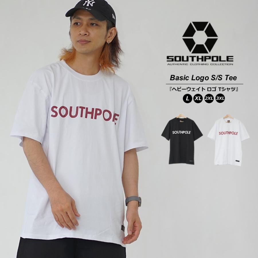 サウスポール SOUTHPOLE Tシャツ メンズ 半袖 大きいサイズ 厚手 ヘビーウェイト ヘビーオンス ベーシックロゴ 11122001 | SOUTH POLE | 04