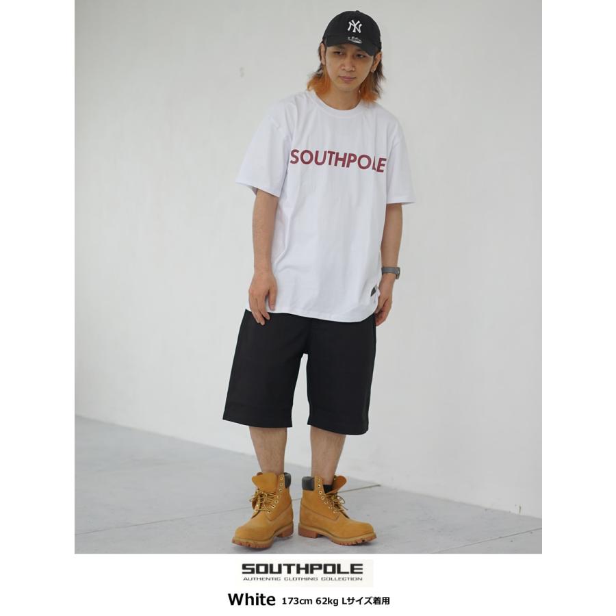 サウスポール SOUTHPOLE Tシャツ メンズ 半袖 大きいサイズ 厚手 ヘビーウェイト ヘビーオンス ベーシックロゴ 11122001 | SOUTH POLE | 05