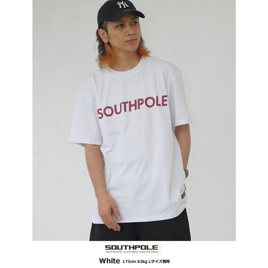 サウスポール SOUTHPOLE Tシャツ メンズ 半袖 大きいサイズ 厚手 ヘビーウェイト ヘビーオンス ベーシックロゴ 11122001 | SOUTH POLE | 06