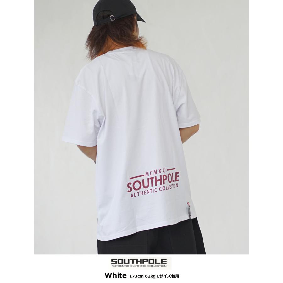 サウスポール SOUTHPOLE Tシャツ メンズ 半袖 大きいサイズ 厚手 ヘビーウェイト ヘビーオンス ベーシックロゴ 11122001 | SOUTH POLE | 07