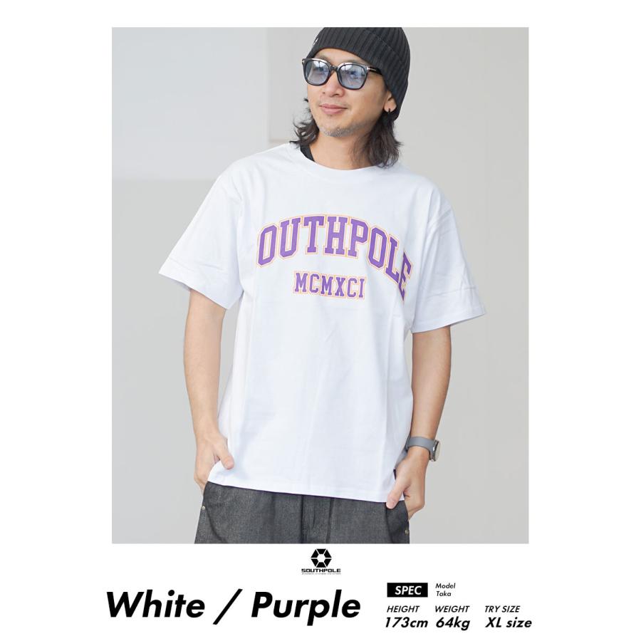 サウスポール SOUTHPOLE Tシャツ メンズ 半袖 カレッジロゴ ストリート ファッション USモデル 大きいサイズ L XL 2XL 3XL LL 3L 4L | SOUTH POLE | 07
