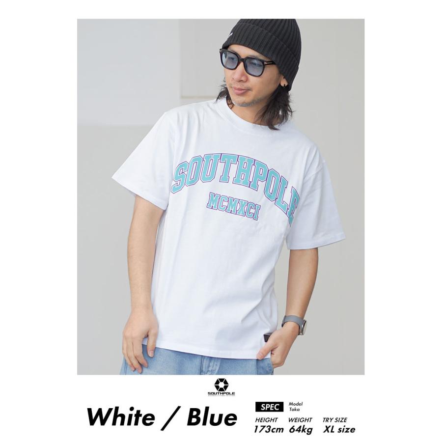 サウスポール SOUTHPOLE Tシャツ メンズ 半袖 カレッジロゴ ストリート ファッション USモデル 大きいサイズ L XL 2XL 3XL LL 3L 4L | SOUTH POLE | 11