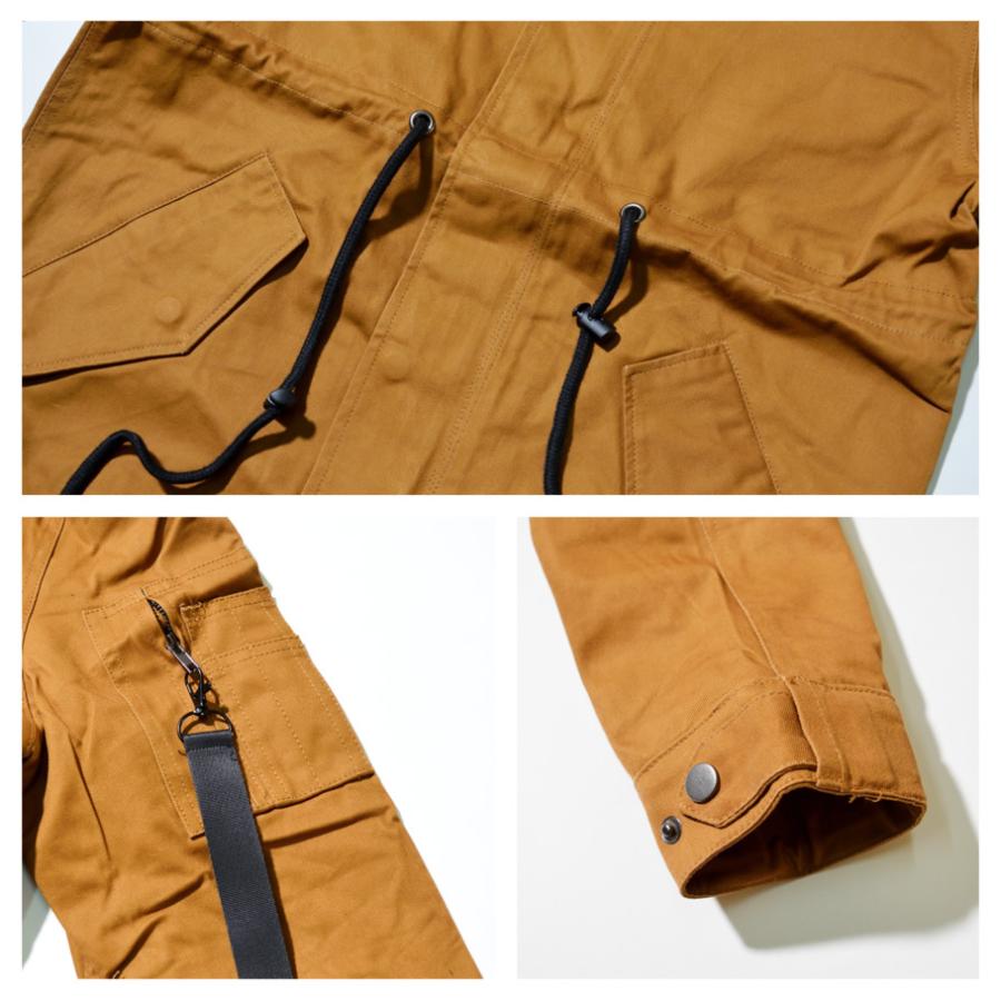 モッズコート ミリタリージャケット メンズ アウター 春コート スプリングコート M-51 フィッシュテールパーカー ブラウン 大きいサイズ |  | 08