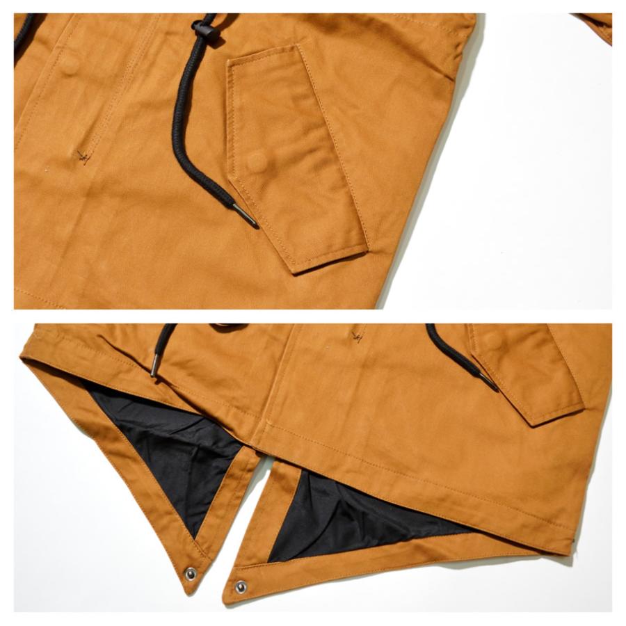 モッズコート ミリタリージャケット メンズ アウター 春コート スプリングコート M-51 フィッシュテールパーカー ブラウン 大きいサイズ |  | 09