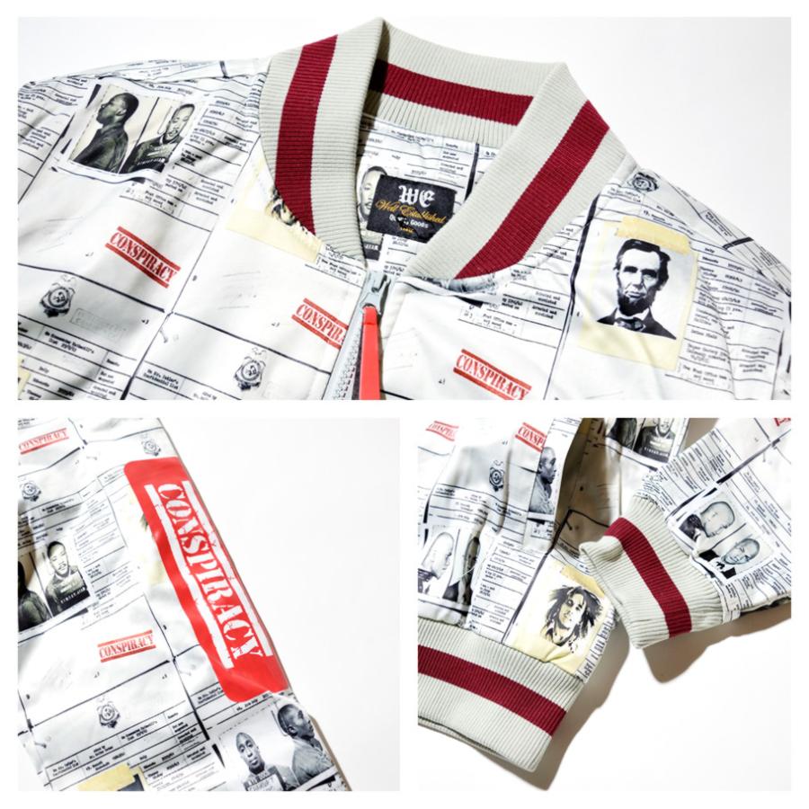 スタジャン スタジアムジャケット メンズ アウター 中綿入り 総柄 オールオーバーフォトプリントスタジアムジャンパー 大きいサイズ |  | 08