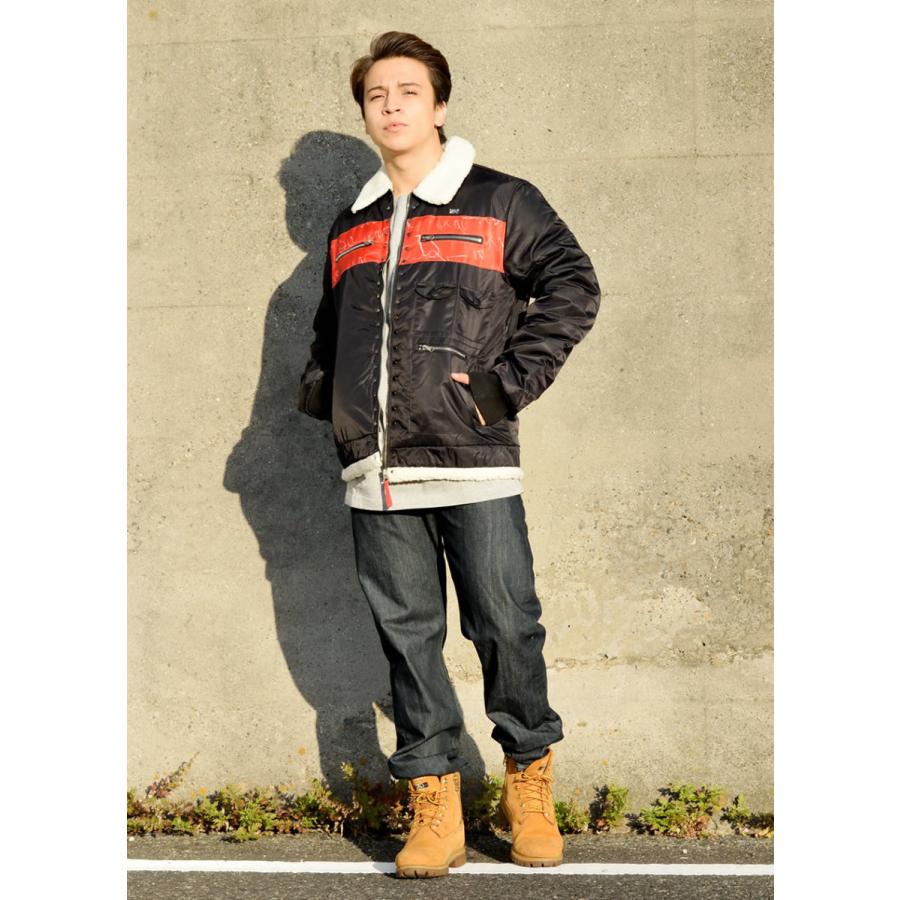 ミリタリージャケット フライトジャケット メンズ アウター 中綿 B-15 ボンバージャケット 大きいサイズ |  | 02