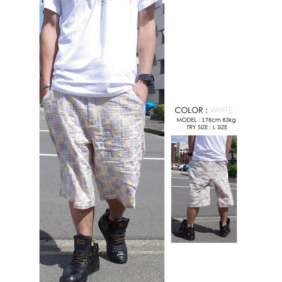 シックスプーキー ハーフパンツ ショートパンツ メンズ SICK SPOOKY チェック柄パッチワークショーツ |  | 01