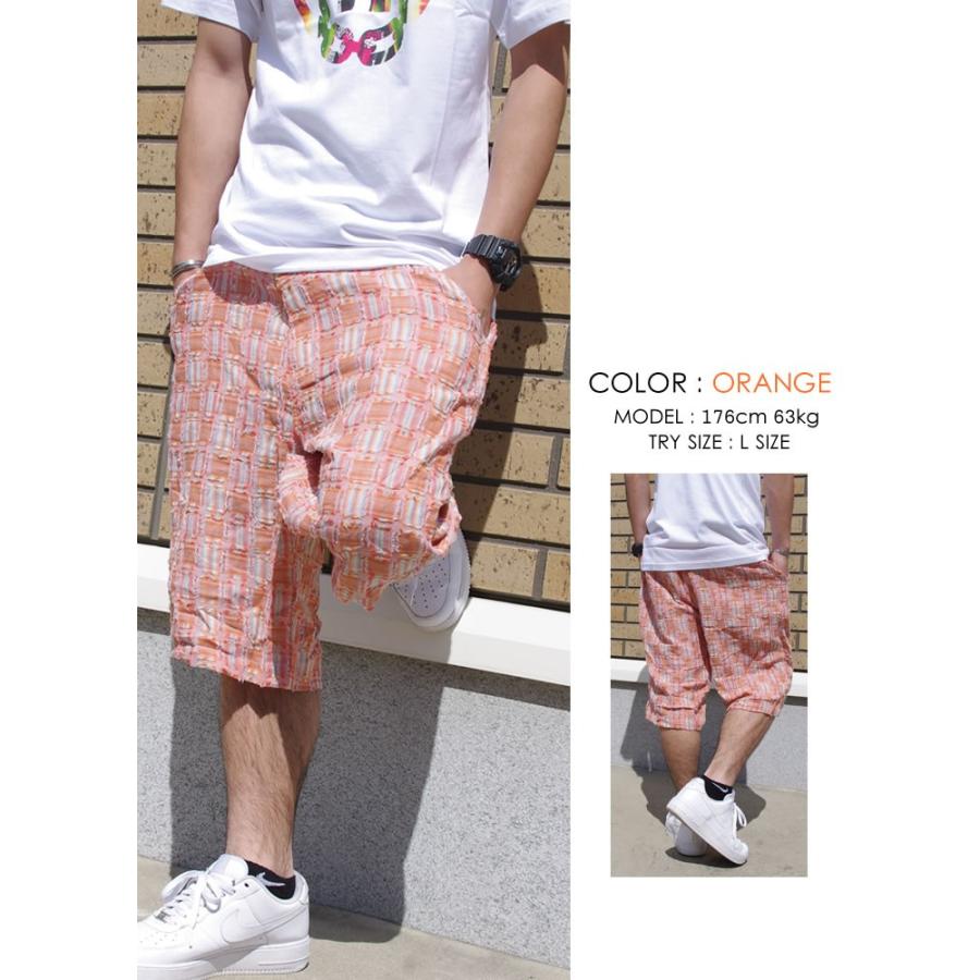 シックスプーキー ハーフパンツ ショートパンツ メンズ SICK SPOOKY チェック柄パッチワークショーツ |  | 03