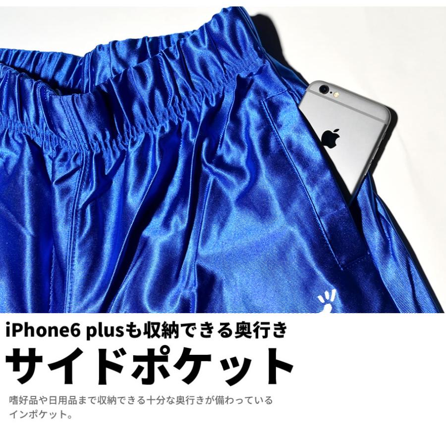 ショータイム SHOOWTIME バスケット ハーフパンツ バスパン サテンジャージ 下 メンズ レディース ワンポイントロゴ ストリート系 ダンス |  | 11