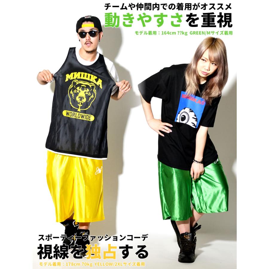 ショータイム SHOOWTIME バスケット ハーフパンツ バスパン サテン