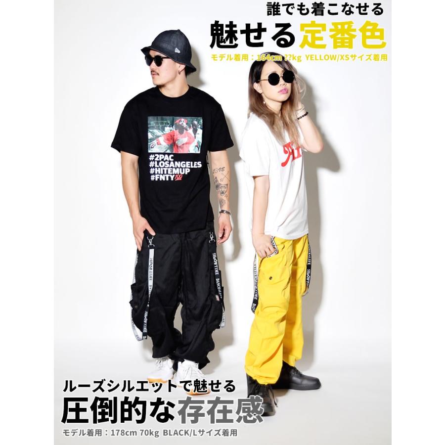 ショータイム SHOOWTIME カーゴ トラックパンツ ジャージ 下 メンズ レディース サスペンダー付き ストリート系 ダンス |  | 02