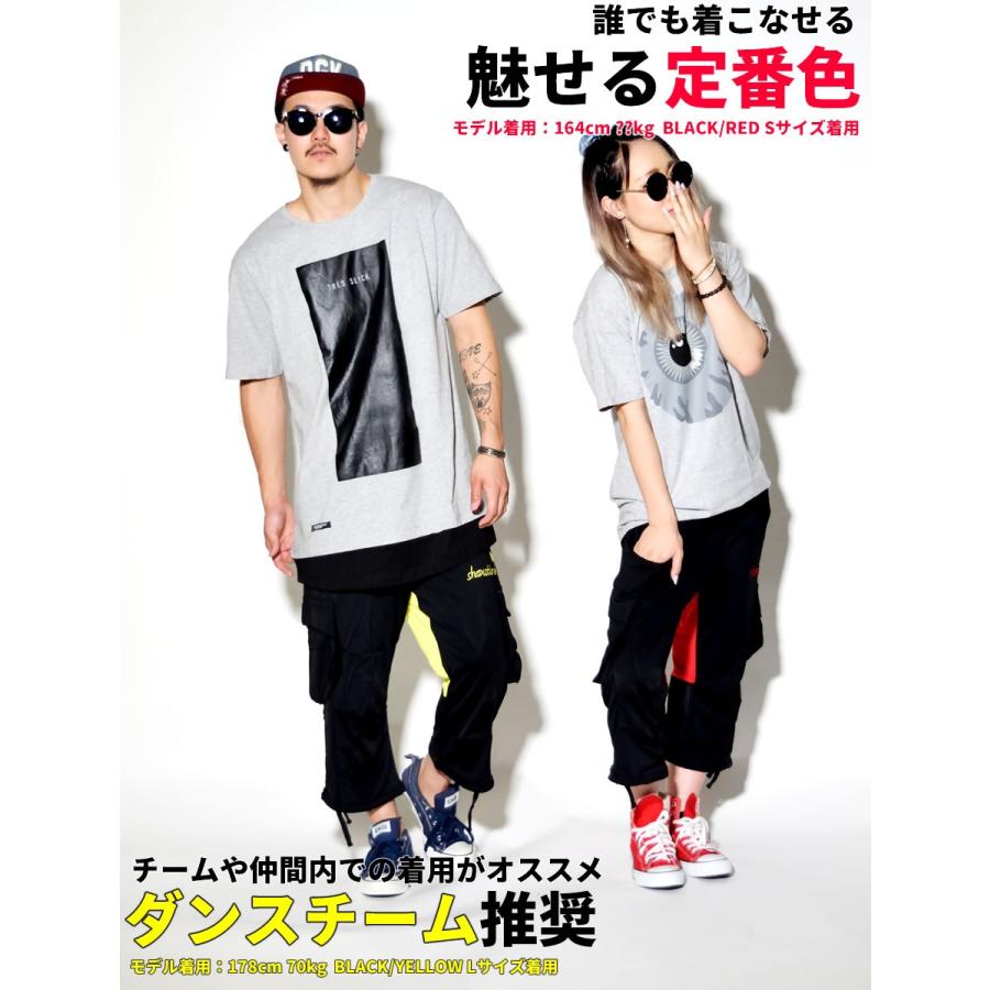 ショータイム クロップドパンツ カーゴ ジャージ 下 メンズ レディース SHOOWTIME カーゴトラックモンキーパンツストリート系 ダンスパンツ 衣装 |  | 03