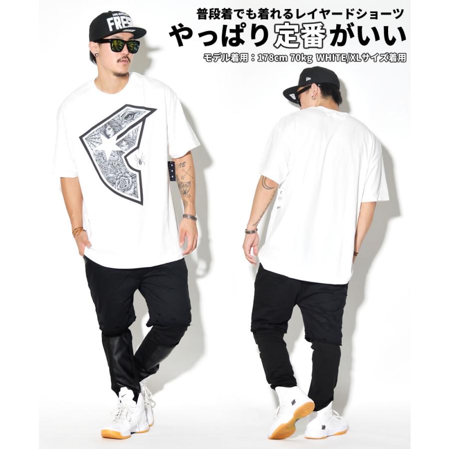 ショータイム SHOOWTIME レイヤードパンツ メンズ レディース ハーフパンツ×レギンス重ね着風 ストリート系 ダンス |  | 01