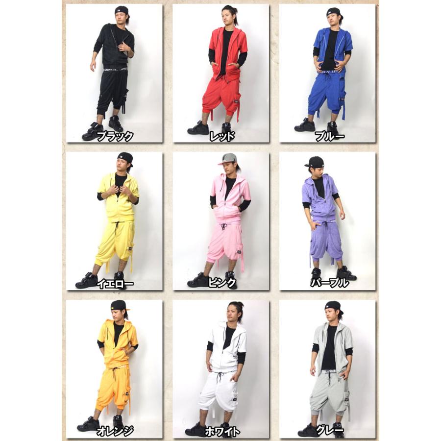 パイル地 セットアップ ジャージ 上下 メンズ レディース 夏 パイル生地 半袖パーカー ショートパンツ B系 ストリート ブランド ヒップホップ ダンス 衣装 |  | 01