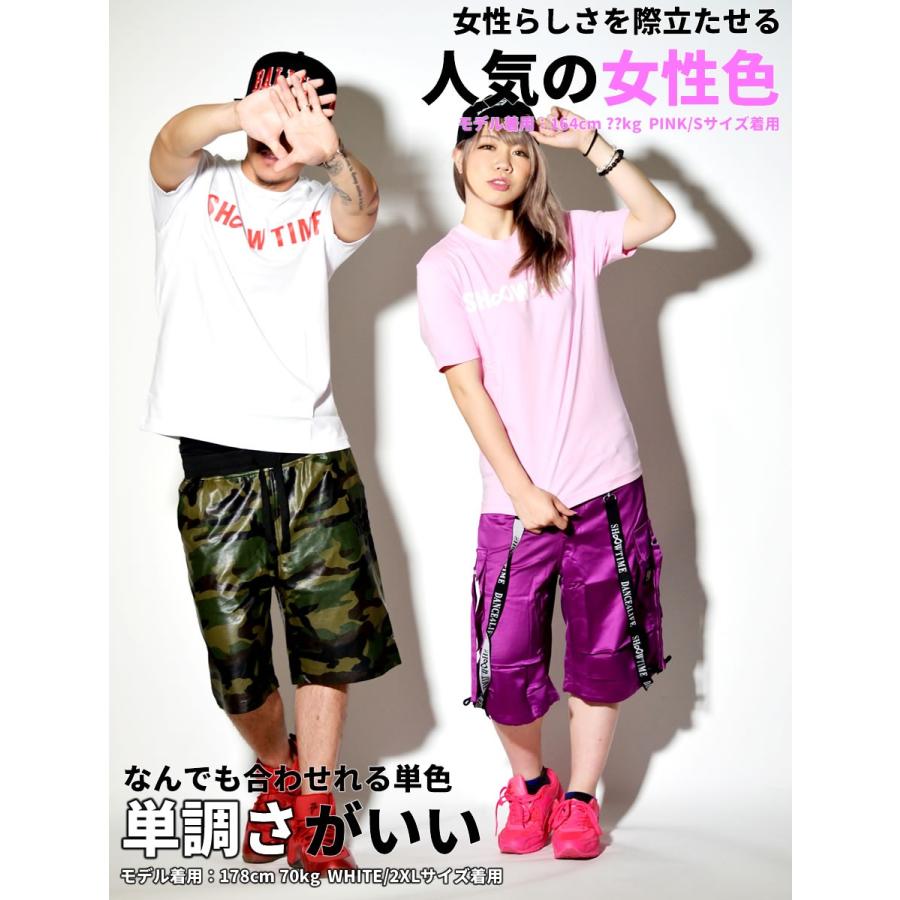 Tシャツ 半袖 メンズ レディース ロゴプリントTシャツ ストリート ダンス フィットネスウェア ペアルック カップル お揃い |  | 03