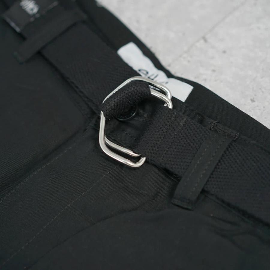 SHAKA WEAR シャカウェア カーゴ ショートパンツ ハーフパンツ メンズ ウェブベルト付き TWILL CARGO SHORTS ブラック | SHAKA WeAR | 03