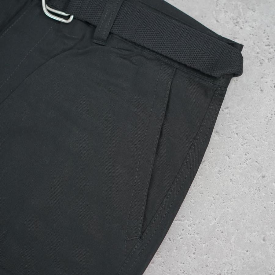 SHAKA WEAR シャカウェア カーゴ ショートパンツ ハーフパンツ メンズ ウェブベルト付き TWILL CARGO SHORTS ブラック | SHAKA WeAR | 04