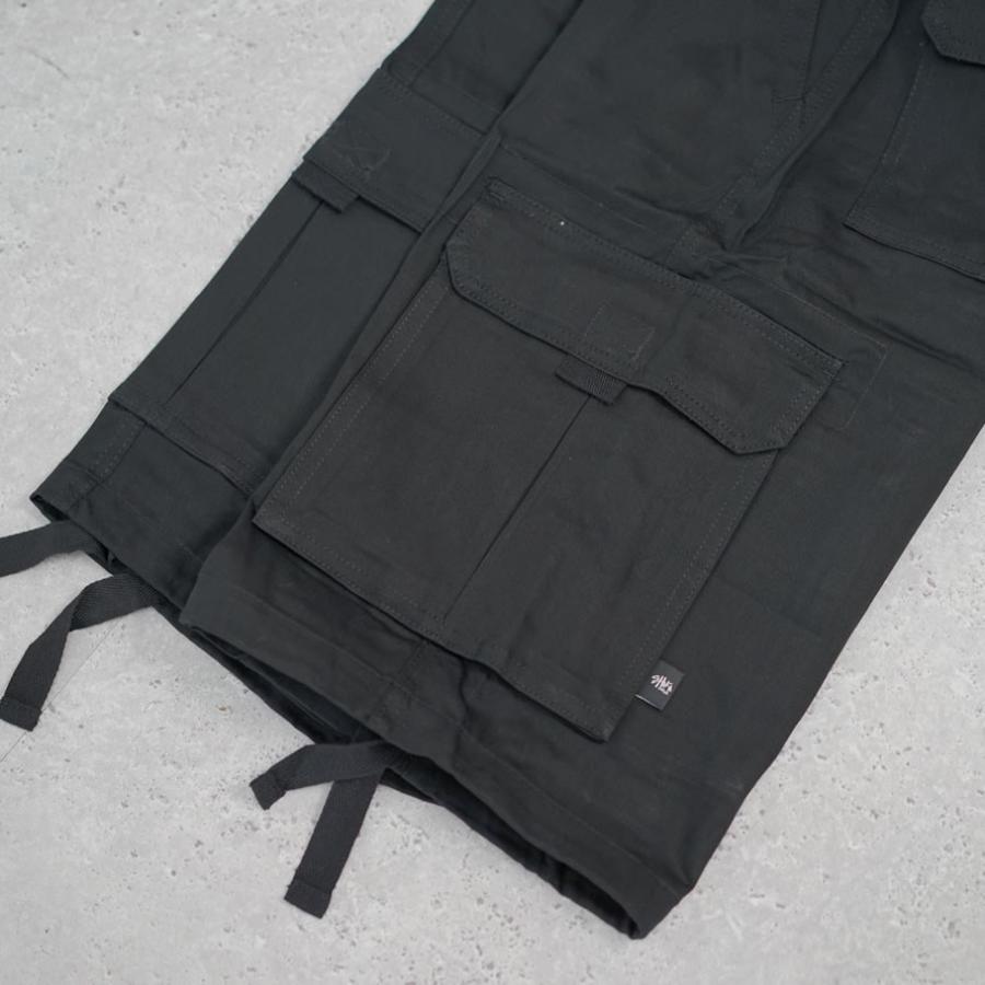 SHAKA WEAR シャカウェア カーゴ ショートパンツ ハーフパンツ メンズ ウェブベルト付き TWILL CARGO SHORTS ブラック | SHAKA WeAR | 06