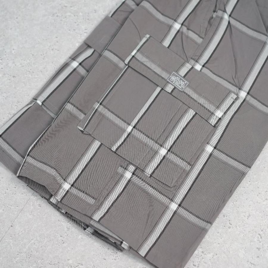 SHAKA WEAR シャカウェア チェック カーゴ ショートパンツ ハーフパンツ メンズ PLAID SHORTS ダークグレー | SHAKA WeAR | 05