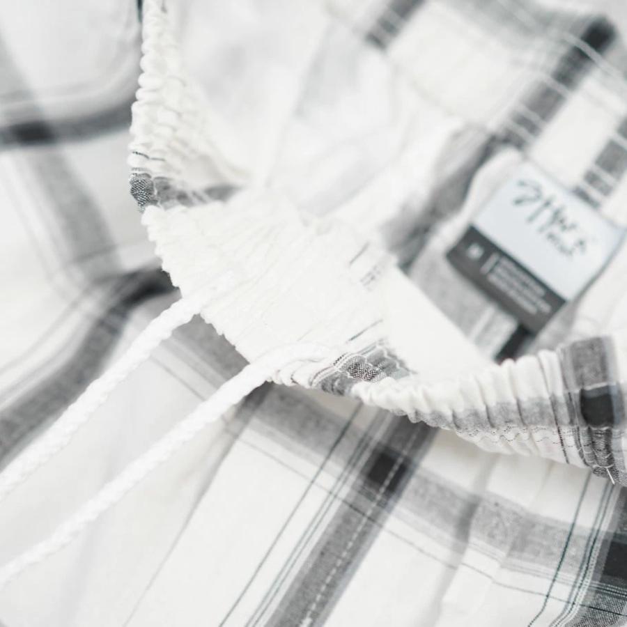 SHAKA WEAR シャカウェア チェック カーゴ ショートパンツ ハーフパンツ メンズ PLAID SHORTS ホワイト | SHAKA WeAR | 03