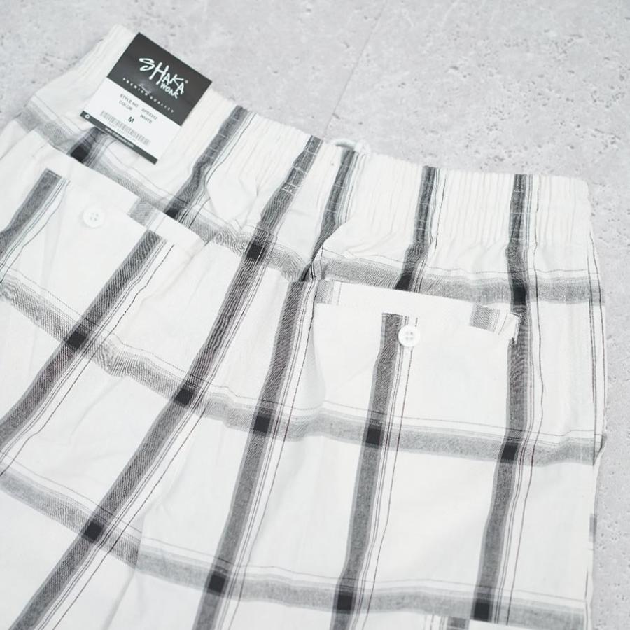 SHAKA WEAR シャカウェア チェック カーゴ ショートパンツ ハーフパンツ メンズ PLAID SHORTS ホワイト | SHAKA WeAR | 06