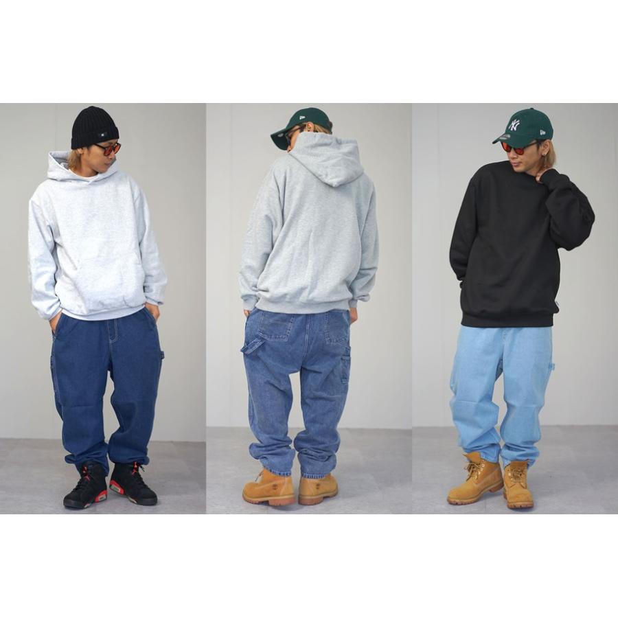 ペインターパンツ メンズ ベルト付き デニム バギーパンツ ワイドパンツ イージーパンツ 裾上げ済み |  | 12