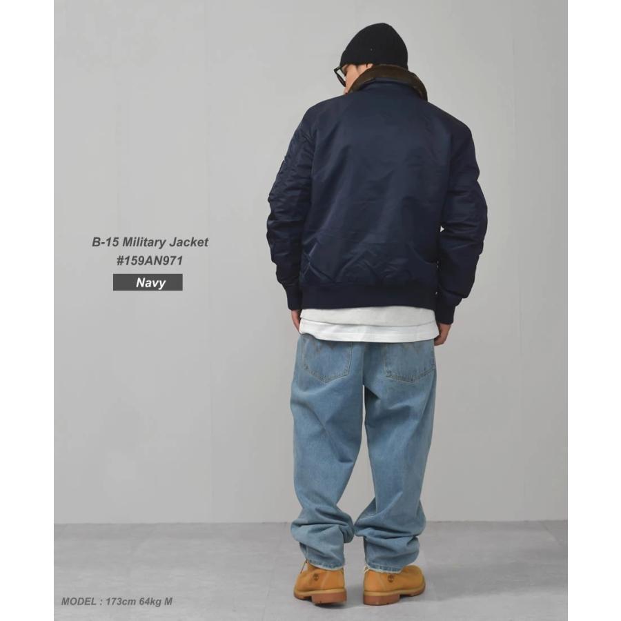 TOMMY HILFIGER トミーヒルフィガー フライトジャケット ボンバージャケット メンズ B-15 MA-1 アウター ボア襟 ブランド FLIGHT SATIN BOMBER JACKET USA企画｜deep｜16