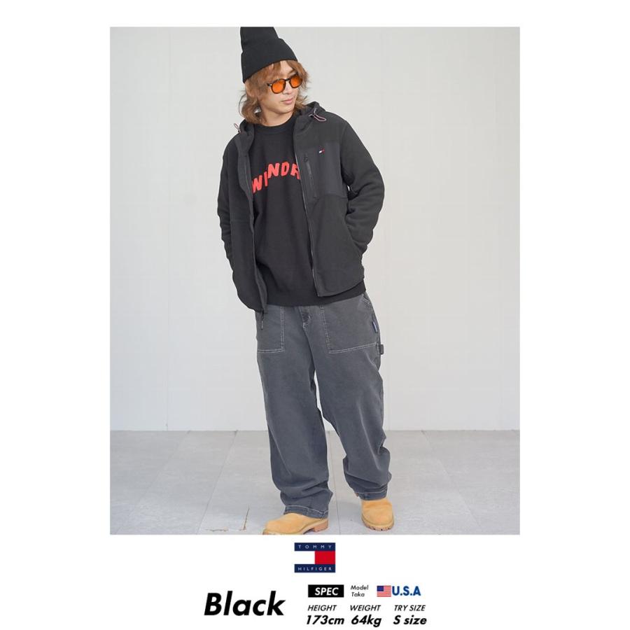 TOMMY HILFIGER トミーヒルフィガー メンズ フリースジップジャケット 大きいサイズ ブランド 冬 防寒 おしゃれ USA限定 151AF238 | THE NORTH FACE | 03