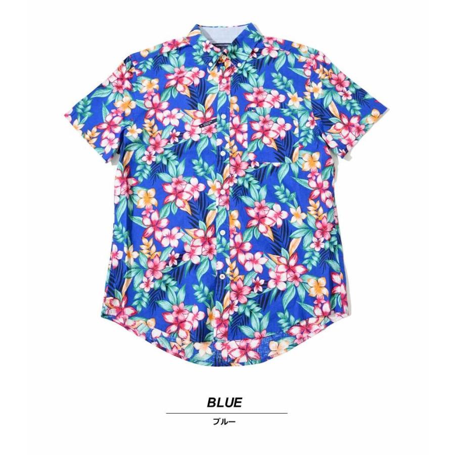 TOMMY HILFIGER トミーヒルフィガー 花柄シャツ メンズ 半袖