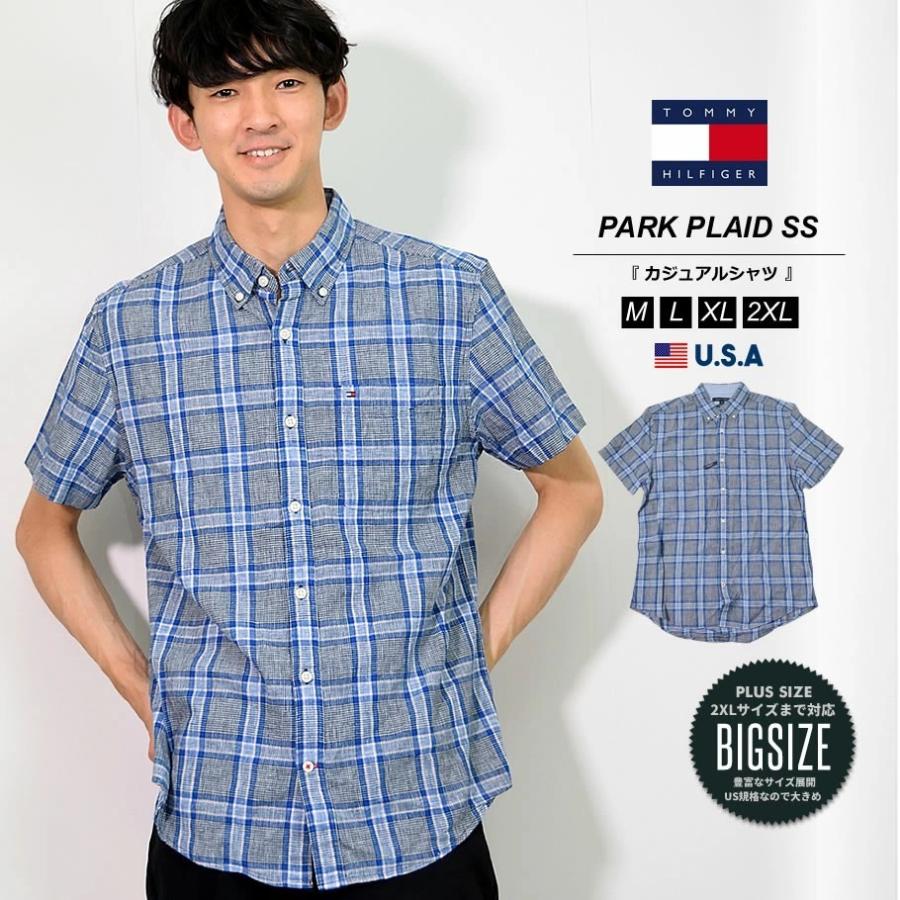 トミーヒルフィガー Tommy Hilfiger コットンリネン チェックシャツ メンズ ボタンダウン 綿麻 半袖 ブランド おしゃれ 78j5142 Usa企画 Tmot014 Deep B系 ストリートファッション 通販 Yahoo ショッピング