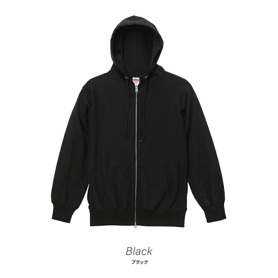 United Athle ユナイテッドアスレ パーカー メンズ レディース 12oz 12オンス ヘビーウェイト スウェット フルジップ パーカー 裏起毛 厚手 5762-01 | United Athle | 05
