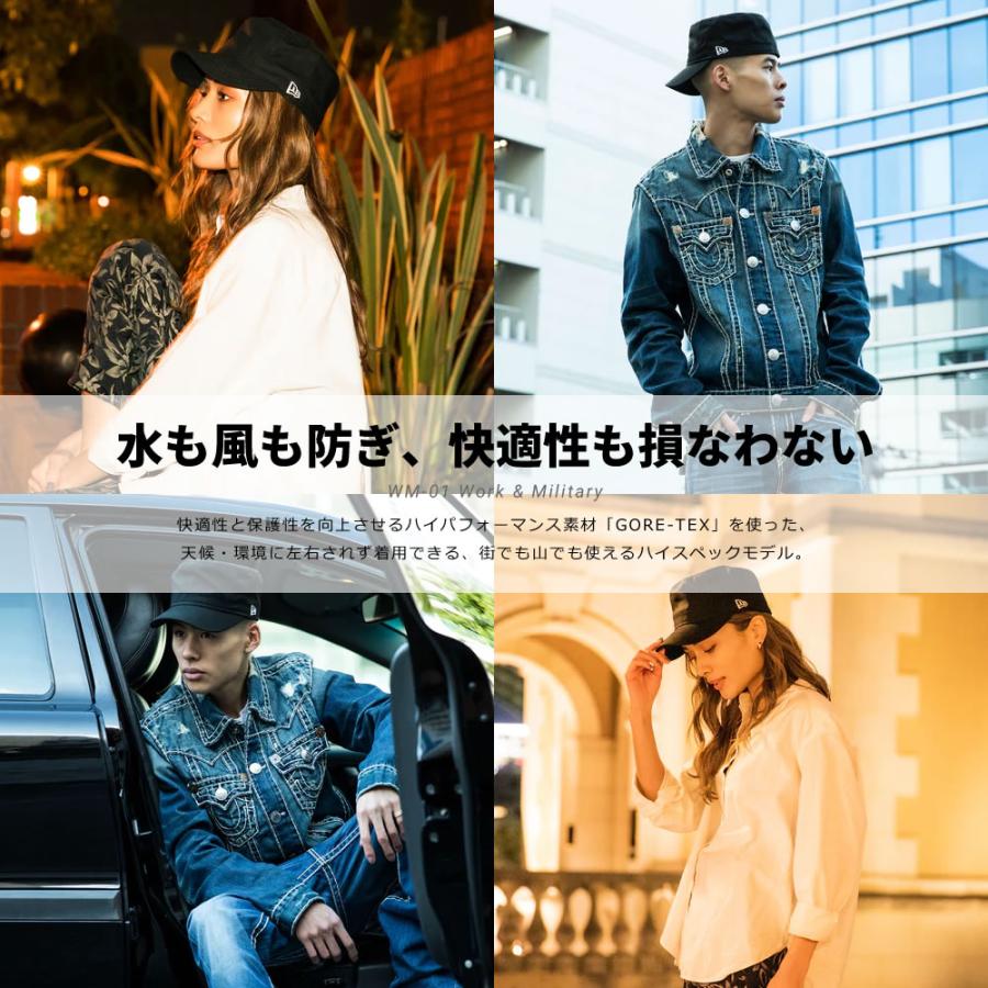ニューエラ ワークキャップ ミリタリー 帽子 メンズ レディース NEW ERA WM-01 GORE-TEX ゴアテックス 防水 ゴルフ おしゃれ 人気 ブランド 小さい 大きいサイズ | NEW ERA | 02