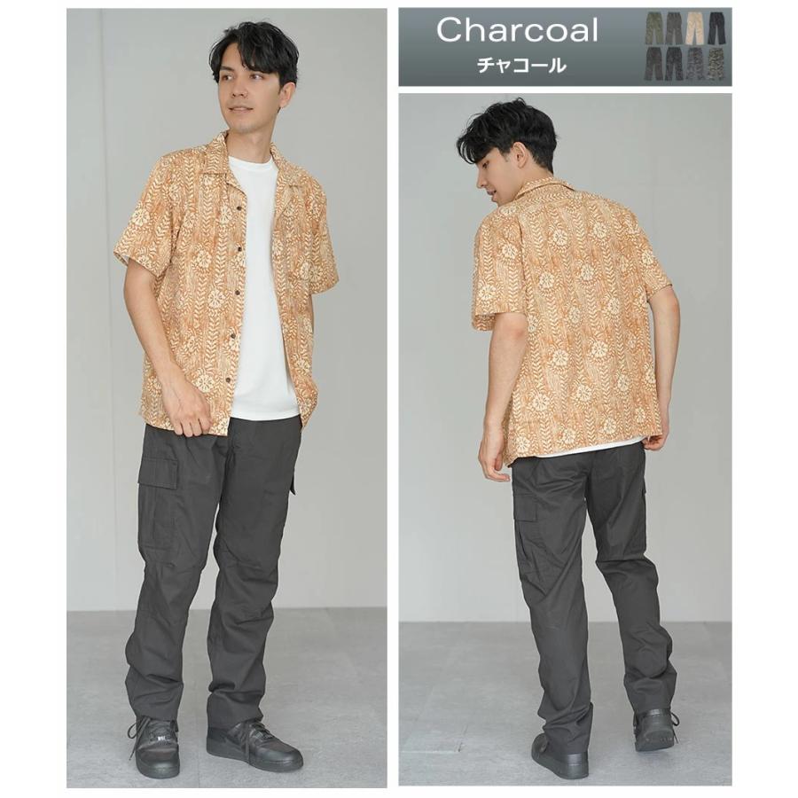 カーゴパンツ メンズ スリム ミリタリー 無地 迷彩 カジュアル おしゃれ ブランド 人気 春 夏 |  | 12