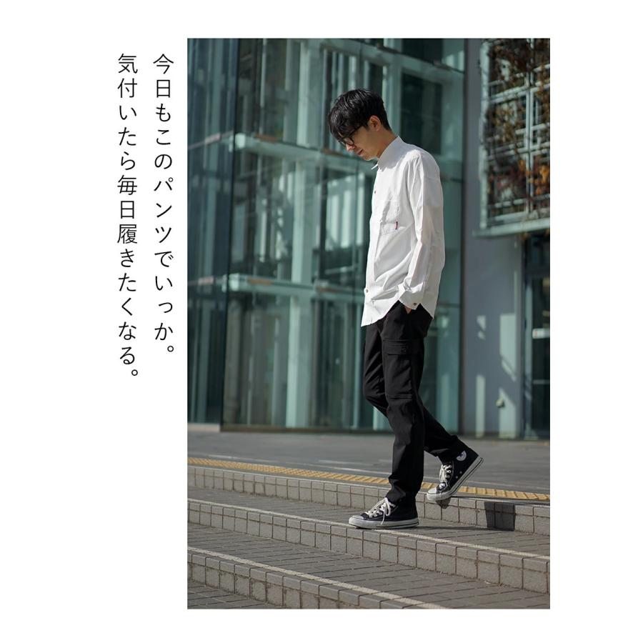 カーゴパンツ メンズ 接触冷感 ストレッチ スリム テーパードパンツ 涼しい ゴルフ リラックス 楽ちん おしゃれ 快適 裾上げ済み ズボン 春 夏 |  | 14