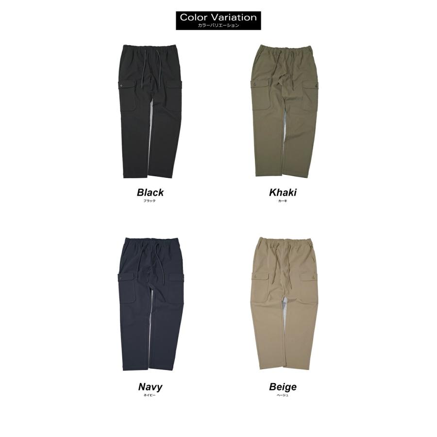 カーゴパンツ メンズ 接触冷感 ストレッチ スリム テーパードパンツ 涼しい ゴルフ リラックス 楽ちん おしゃれ 快適 裾上げ済み ズボン 春 夏 |  | 18