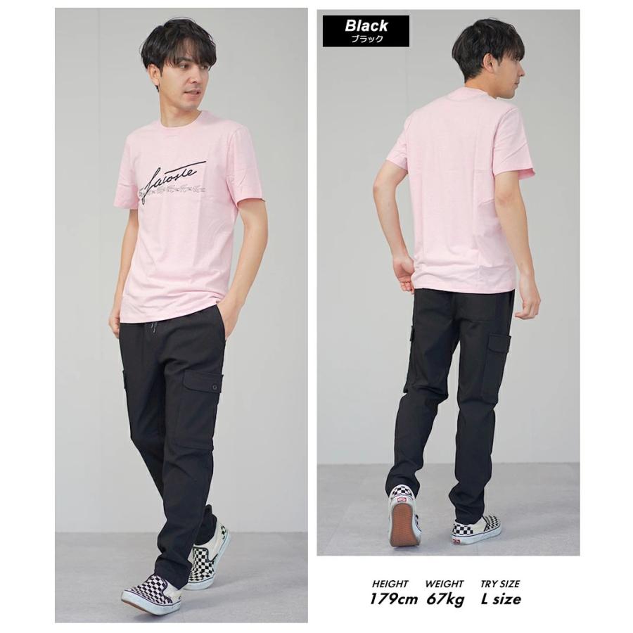 カーゴパンツ メンズ 接触冷感 ストレッチ スリム テーパードパンツ 涼しい ゴルフ リラックス 楽ちん おしゃれ 快適 裾上げ済み ズボン 春 夏 |  | 19