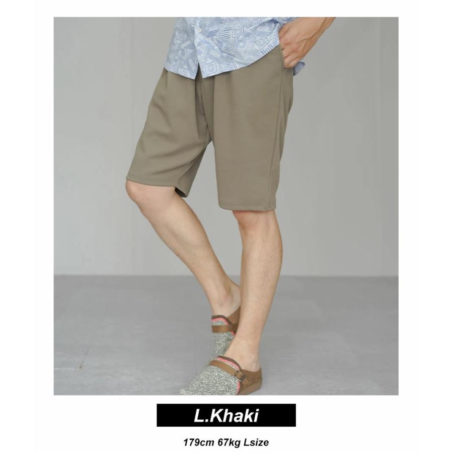 ドライ ワッフル ショートパンツ ハーフパンツ メンズ 速乾 ストレッチ サイズ調整可 カジュアル おしゃれ ブランド 人気 春 夏 |  | 05