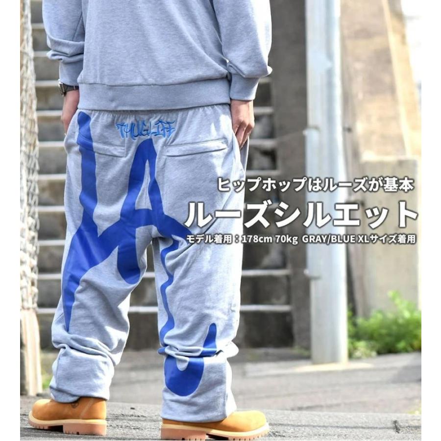 スウェット上下 メンズ レディース ペア ゆったり スエット ジャージ パーカー パンツ セットアップ ビッグLAロゴ DOP B系 ストリート ブランド |  | 04