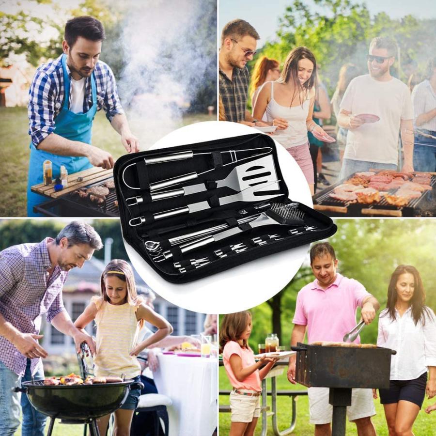 バーベキュー 調理器具 BBQ 22点セット クッキングツール キャンプ用品 料理器具 ステンレス素材 携帯便利 軽量 創意衛生 アウトドア : Deepark - 通販 - Yahoo!ショッピング バーベキュー 調理器具 BBQ 22点セット クッキングツール キャンプ用品 料理器具 ステンレス素材 携帯便利 軽量 創意衛生 アウトドア : Deepark - 通販 - Yahoo!ショッピング