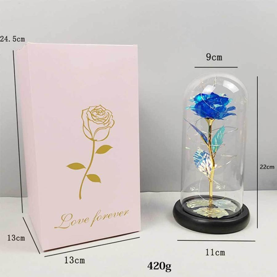 バラ 造花 枯れない花 誕生日 結婚記念日 バレンタイ プレゼント 薔薇 花束 LEDライト 付き 電池式 ホワイトデー 母の日 ローズ｜deepark-store｜16