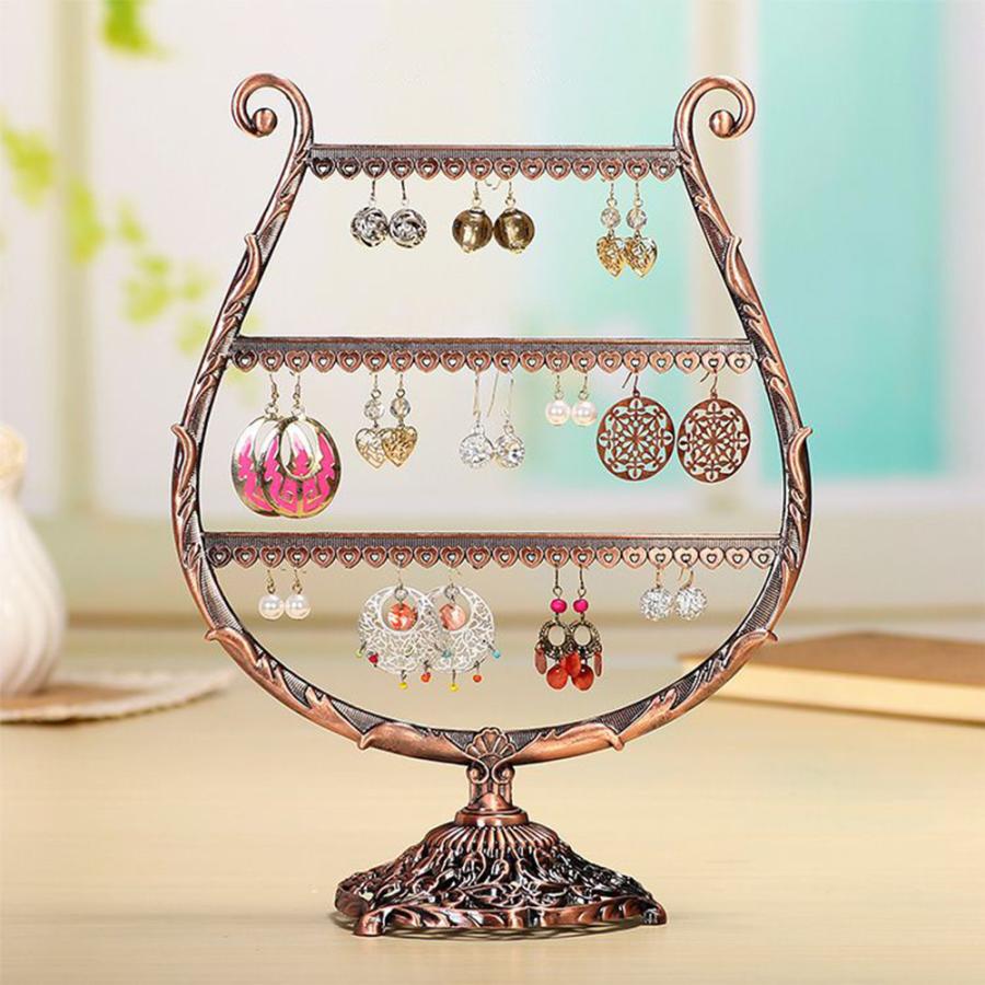 飾る収納 ピアス イヤリング 収納 スタンド 58穴 選べる 2種 かわいい オシャレ 竪琴 ハープ 型 A Orn1171 Deepark 通販 Yahoo ショッピング