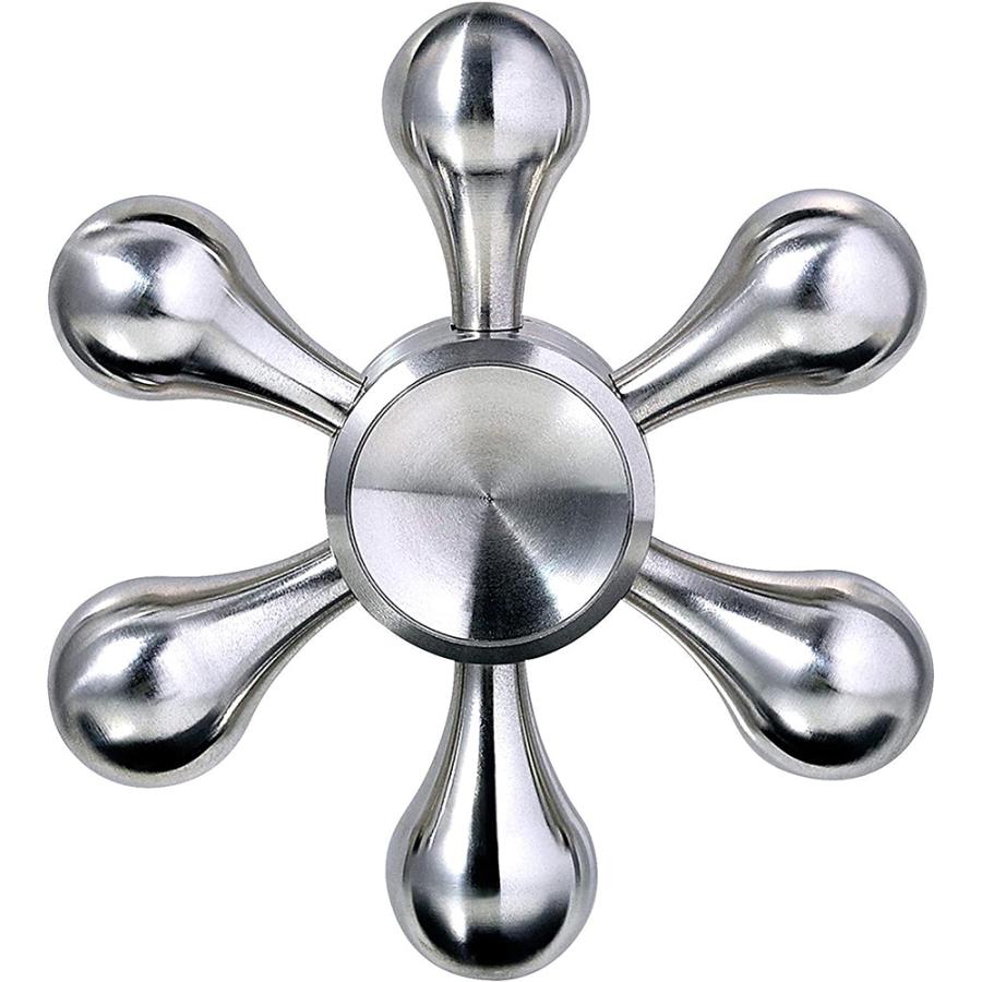 新型DIY ハンドスピナー 水道 Hand Spinner ストレス解消 6枚翼 