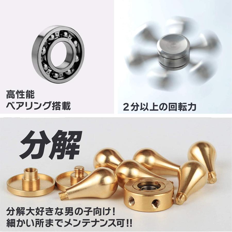 新型DIY ハンドスピナー 水道 Hand Spinner ストレス解消 6枚翼 