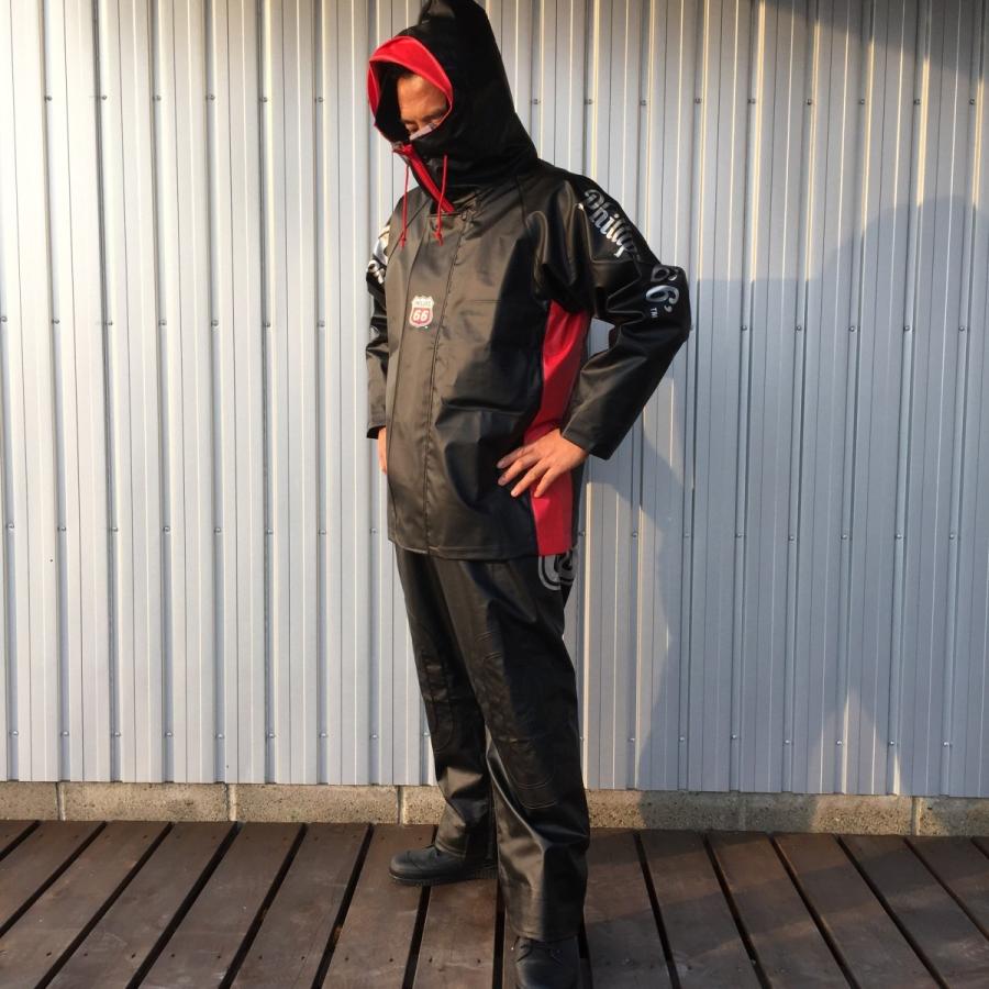 PHILLIPS66 AVIATION フィッシングスーツ 3Lサイズ PHILLIPS PVC防水ジャケットPH66-MJ151高級PVCマリンウェア