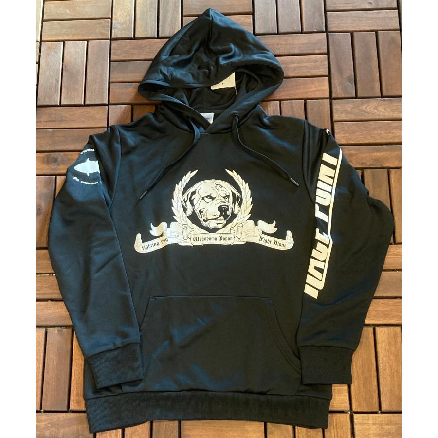 猛闘犬丸 ドライジャージ プルオーバーコラボパーカー【現品限り