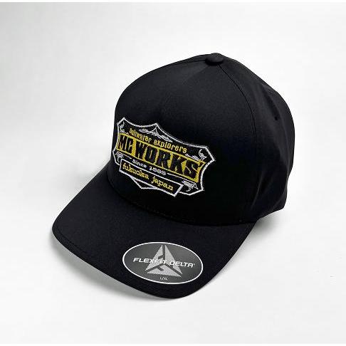 MCワークス キャップ　黒 MC Works' MCワークス 30th FLEX FIT CAP／30周年記念フレックス